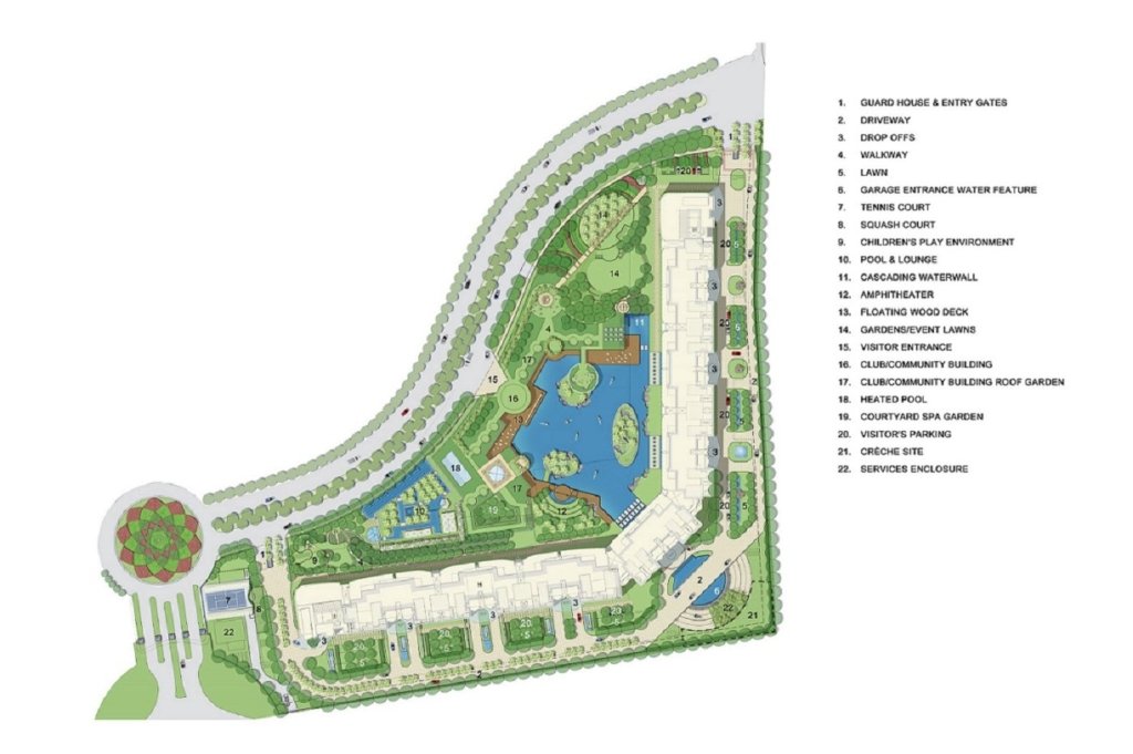 camellias apartments gurgaon master plan